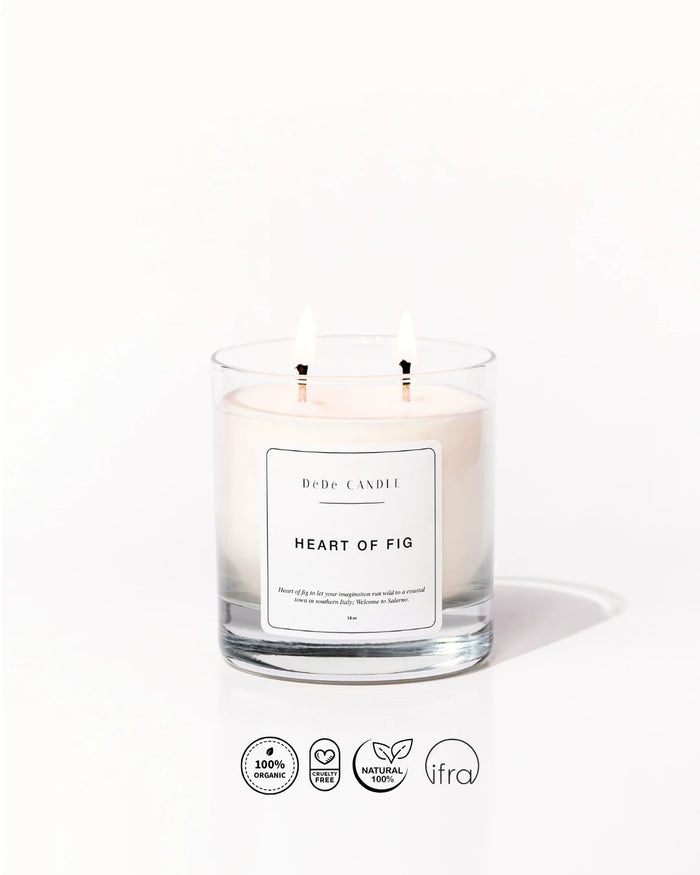 Heart of Fig - İncir Kokulu Organik Soya Mumu | Fine & Artisanal Candle