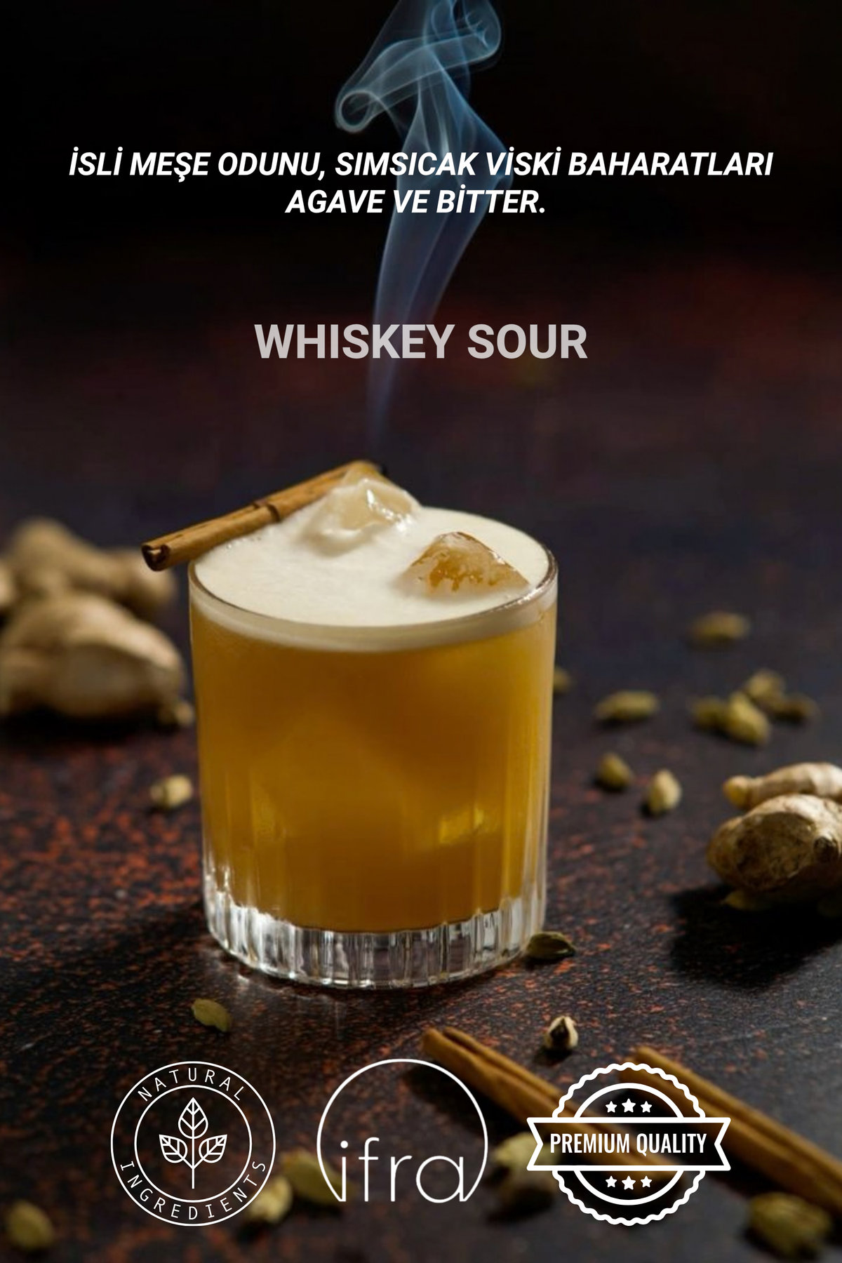 Whiskey Sour Çubuklu Oda Kokusu | Reed Diffuser