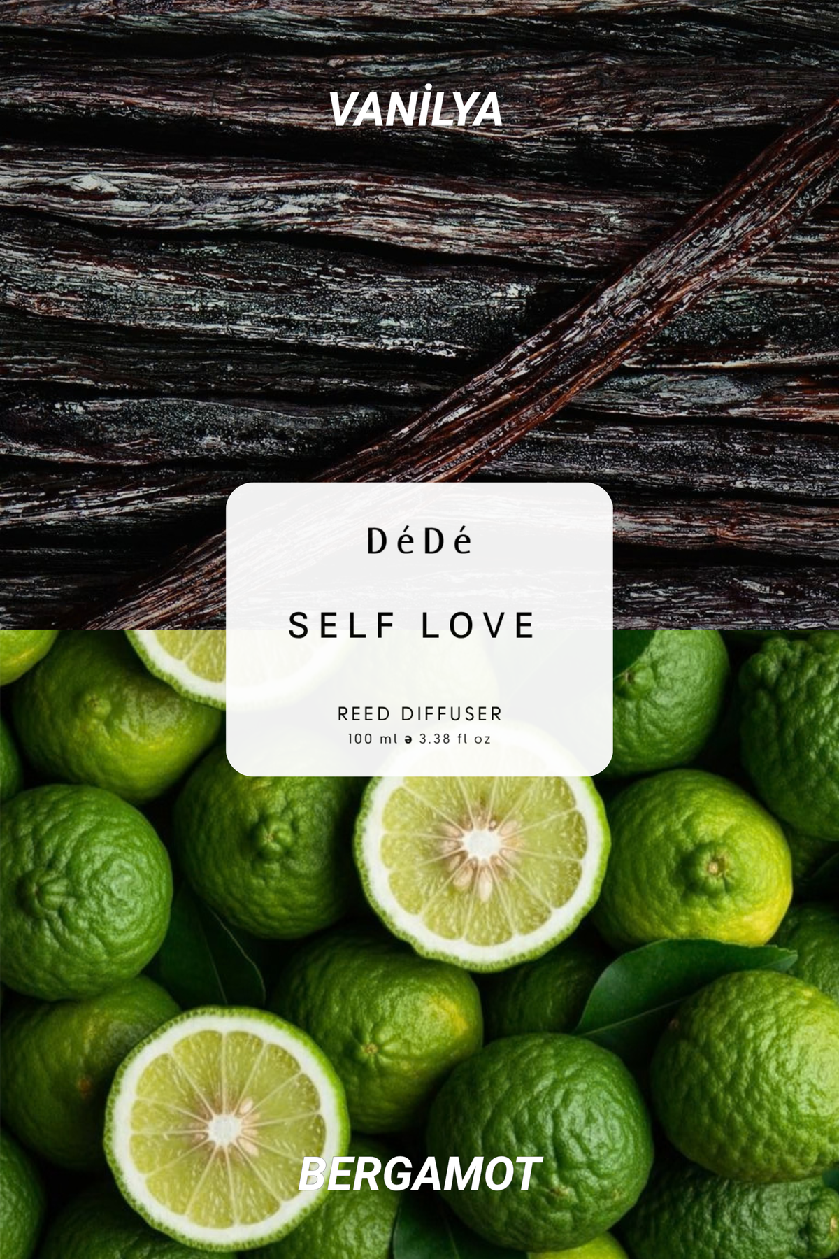 Vanilya + Bergamot Çubuklu Oda Kokusu | Self Love Diffuser