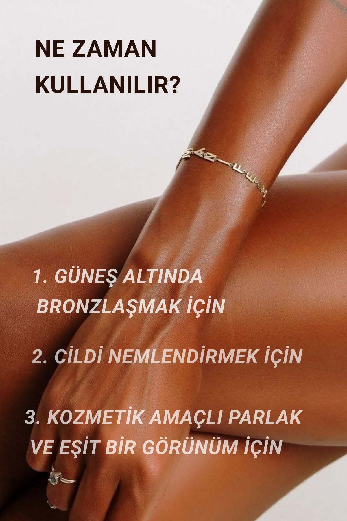Çok Amaçlı  Işıltılı Yağ & Bronzlaştırıcı |  Salted Caramel