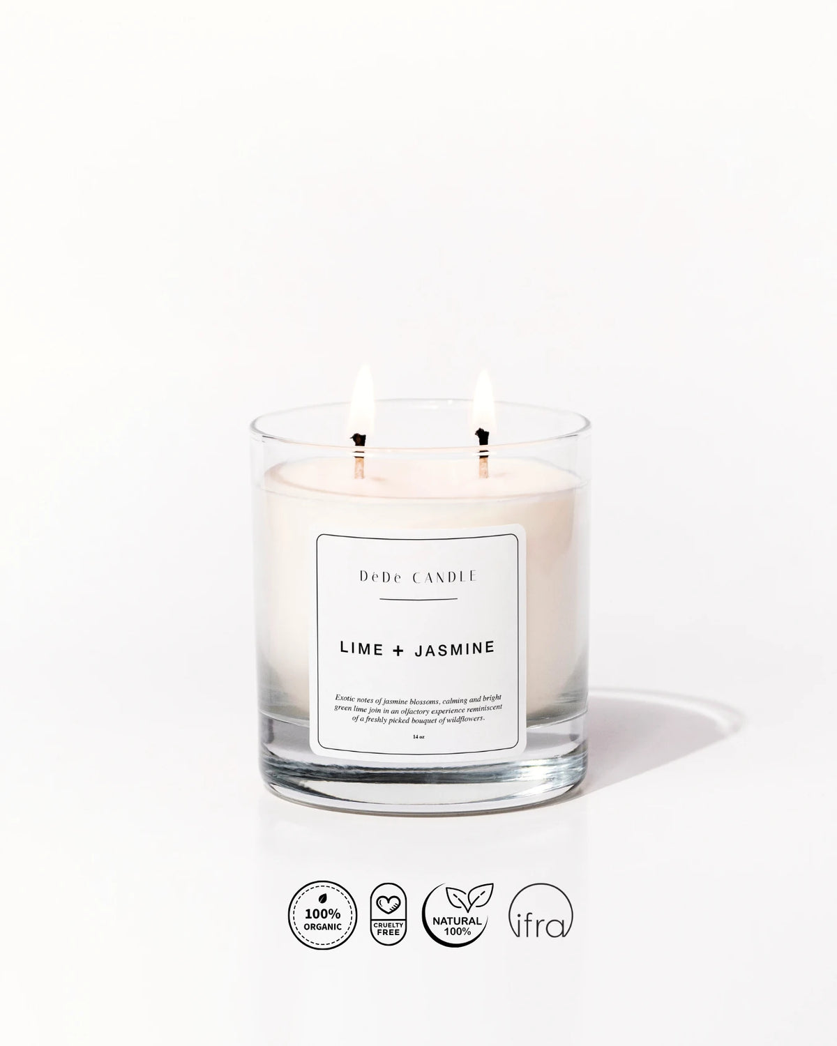 Lime + Jasmine -  Kokulu Soya Mum | Fine & Artisanal Candle
