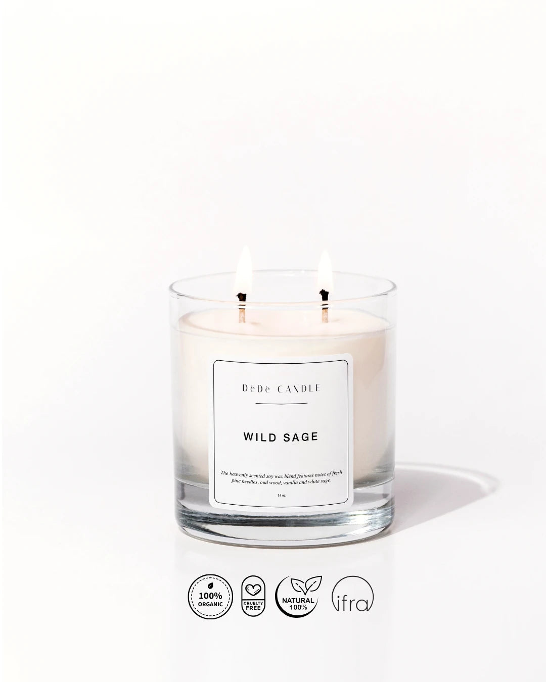 Wild Sage - Organik Soya Kokulu Mum | Adaçayı Fine & Artisanal Candle